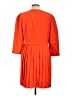 Ann Taylor Solid Orange Casual Dress Size 12 - photo 2