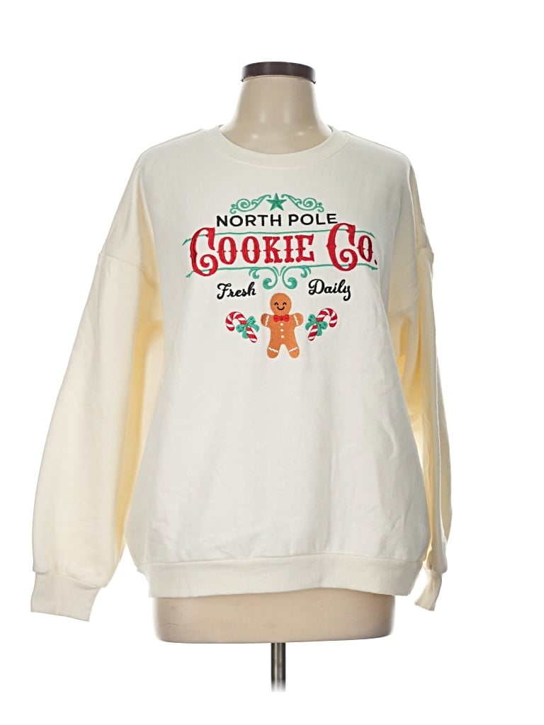 Pre-owned State Of Mine Sweatshirt In Ivory