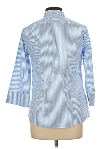 Lands' End 3/4 Sleeve Button-Down Shirt (view 2)