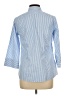 Lands' End Stripes Blue 3/4 Sleeve Button-Down Shirt Size 10 - photo 2