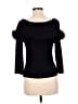 Venini Black 3/4 Sleeve Top Size M - photo 2