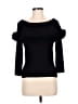 Venini Black 3/4 Sleeve Top Size M - photo 1