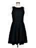 Apt. 9 Solid Black Cocktail Dress Size M - photo 1
