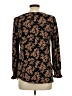 Lands' End Brown Long Sleeve Blouse Size M - photo 2