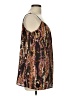 CAbi 100% Polyester Brown Sleeveless Blouse Size L - photo 4