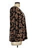 Lands' End Brown Long Sleeve Blouse Size M - photo 4