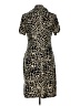 En Focus Studio Animal Print Gold Cocktail Dress Size 12 - photo 2