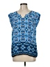 The Limited 100% Polyester Blue Sleeveless Blouse Size M - photo 1