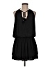 Ramy Brook 100% Polyester Solid Black Casual Dress Size M - photo 1
