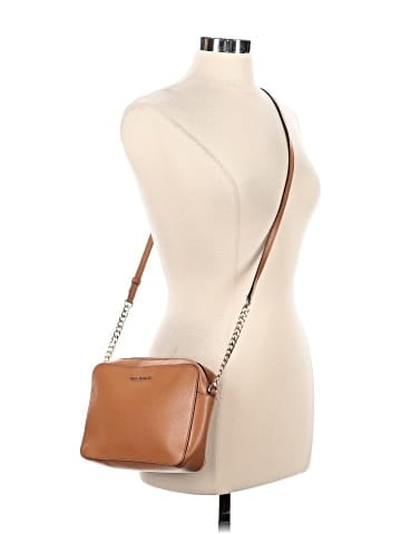 MICHAEL Michael Kors Leather Crossbody Bag (view 2)