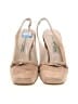 Via Spiga 100% Leather Tan Heels Size 10 - photo 2