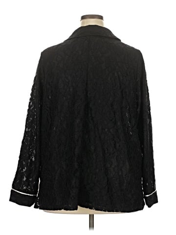 ELOQUII 3/4 Sleeve Button-Down Shirt (view 2)