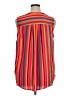 Torrid 100% Polyester Stripes Red Sleeveless Blouse Size 1X Plus (1) - photo 2