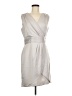H&M 100% Polyester Gray Cocktail Dress Size 8 - photo 1