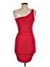 Stella M'Lia Solid Red Cocktail Dress One size (estimated) - photo 2