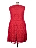 London Times 100% Polyester Red Cocktail Dress Size 24 - photo 2