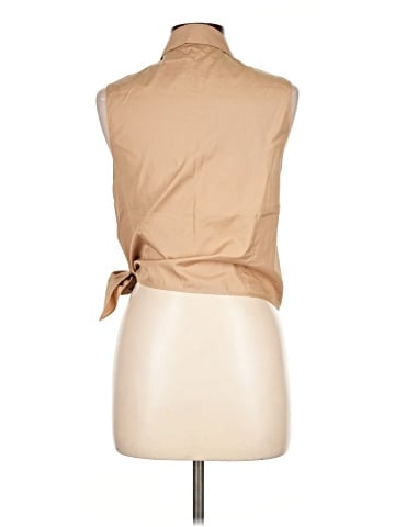 Vince. Sleeveless Button-Down Shirt (view 2)