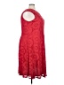 London Times 100% Polyester Red Cocktail Dress Size 24 - photo 4
