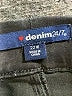 Denim 24/7 Solid Black Casual Pants Size 22 - photo 4