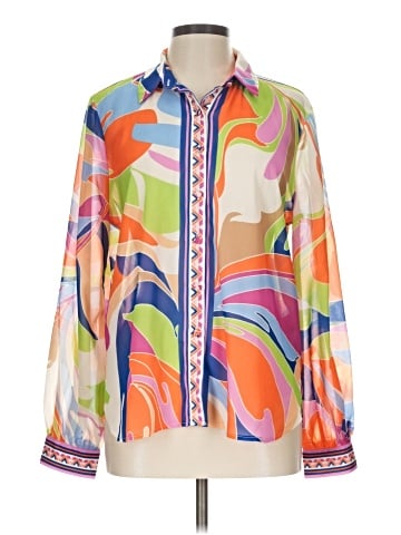 Flying Tomato Long Sleeve Blouse (view 1)