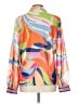 Flying Tomato 100% Polyester Print Ivory Long Sleeve Blouse Size L - photo 2