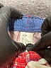 H&M 100% Cotton Plaid Red Cargo Shorts Size 2 - 3 - photo 3