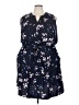 41Hawthorn 100% Polyester Floral Blue Casual Dress Size 3X - photo 1