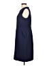 Anne Klein 100% Polyester Solid Blue Cocktail Dress Size 12 - photo 5