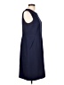 Anne Klein 100% Polyester Solid Blue Cocktail Dress Size 12 - photo 4