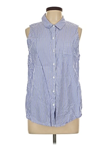 Nordstrom Signature Sleeveless Button-Down Shirt (view 1)