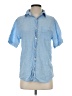Weatherproof Blue Short Sleeve Button-Down Shirt Size S - photo 1