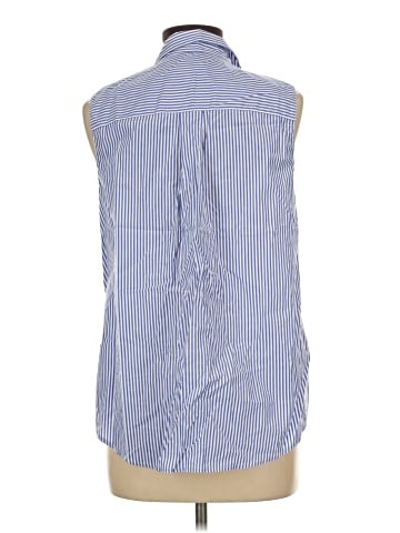 Nordstrom Signature Sleeveless Button-Down Shirt (view 2)