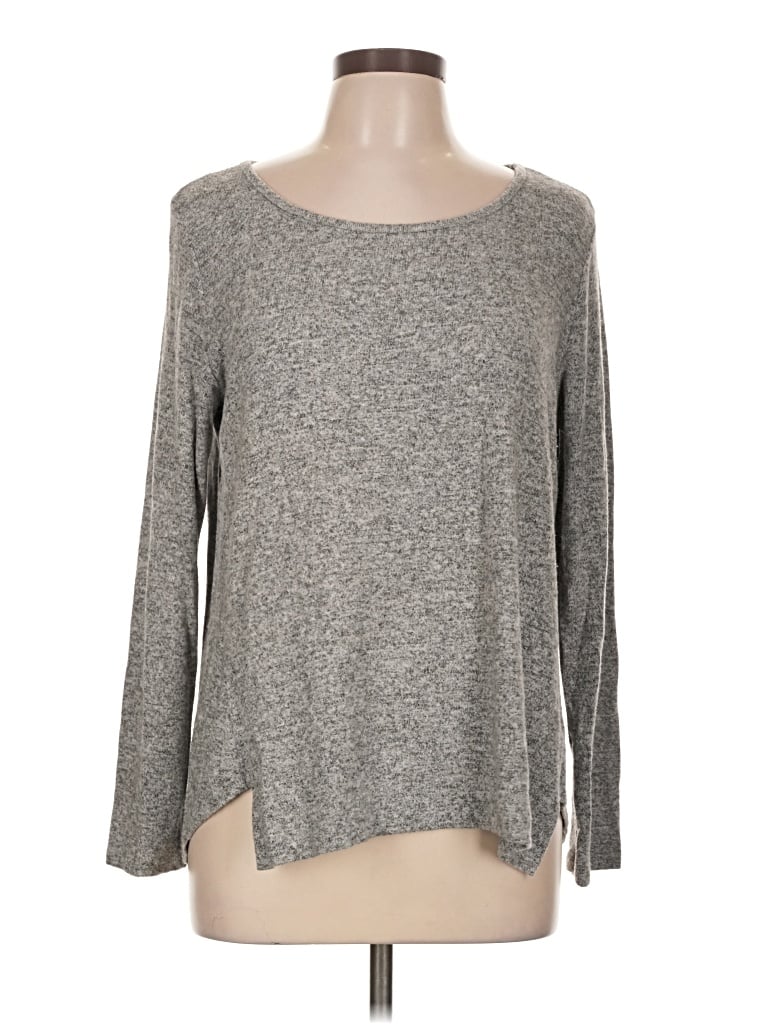 Pre-owned Nally & Millie Long Sleeve T-shirt In Gray