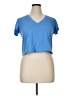 Universal Thread 100% Cotton Blue Short Sleeve T-Shirt Size XL - photo 1