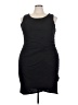 Treasure & Bond Solid Black Cocktail Dress Size 3X - photo 1