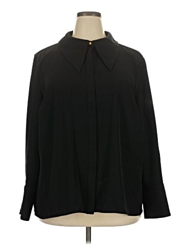ELOQUII Long Sleeve Blouse (view 1)