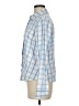 Willi Smith 100% Cotton Checkered-gingham Blue Long Sleeve Button-Down Shirt Size 8 - photo 5