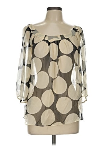 Diane von Furstenberg 3/4 Sleeve Silk Top (view 1)