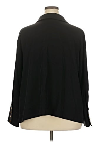 ELOQUII Long Sleeve Blouse (view 2)
