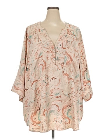 Torrid 3/4 Sleeve Blouse (view 1)