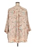 Torrid 100% Polyester Tan 3/4 Sleeve Blouse Size 5X Plus (6) - photo 2