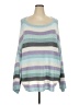 Torrid Stripes Blue Pullover Sweater Size 4X Plus (4) - photo 1