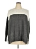Vince Camuto Color Block Gray Pullover Sweater Size 2X - photo 1