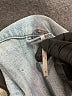 Free People 100% Cotton Stars Blue Denim Jacket Size S - photo 6
