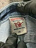 True Religion Hearts Blue Jeans Size 25 waist - photo 7