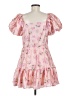 LoveShackFancy 100% Polyester Floral Pink Cocktail Dress Size 6 - photo 2