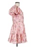 LoveShackFancy 100% Polyester Floral Pink Cocktail Dress Size 6 - photo 4