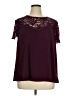 Torrid Burgundy Short Sleeve Top Size 1X Plus (1) - photo 1