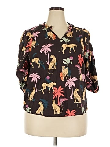 Democracy Short Sleeve Blouse (view 1)