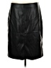 MNG 100% Polyester Black Faux Leather Skirt Size 12 - photo 1